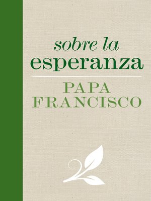 cover image of Sobre la esperanza